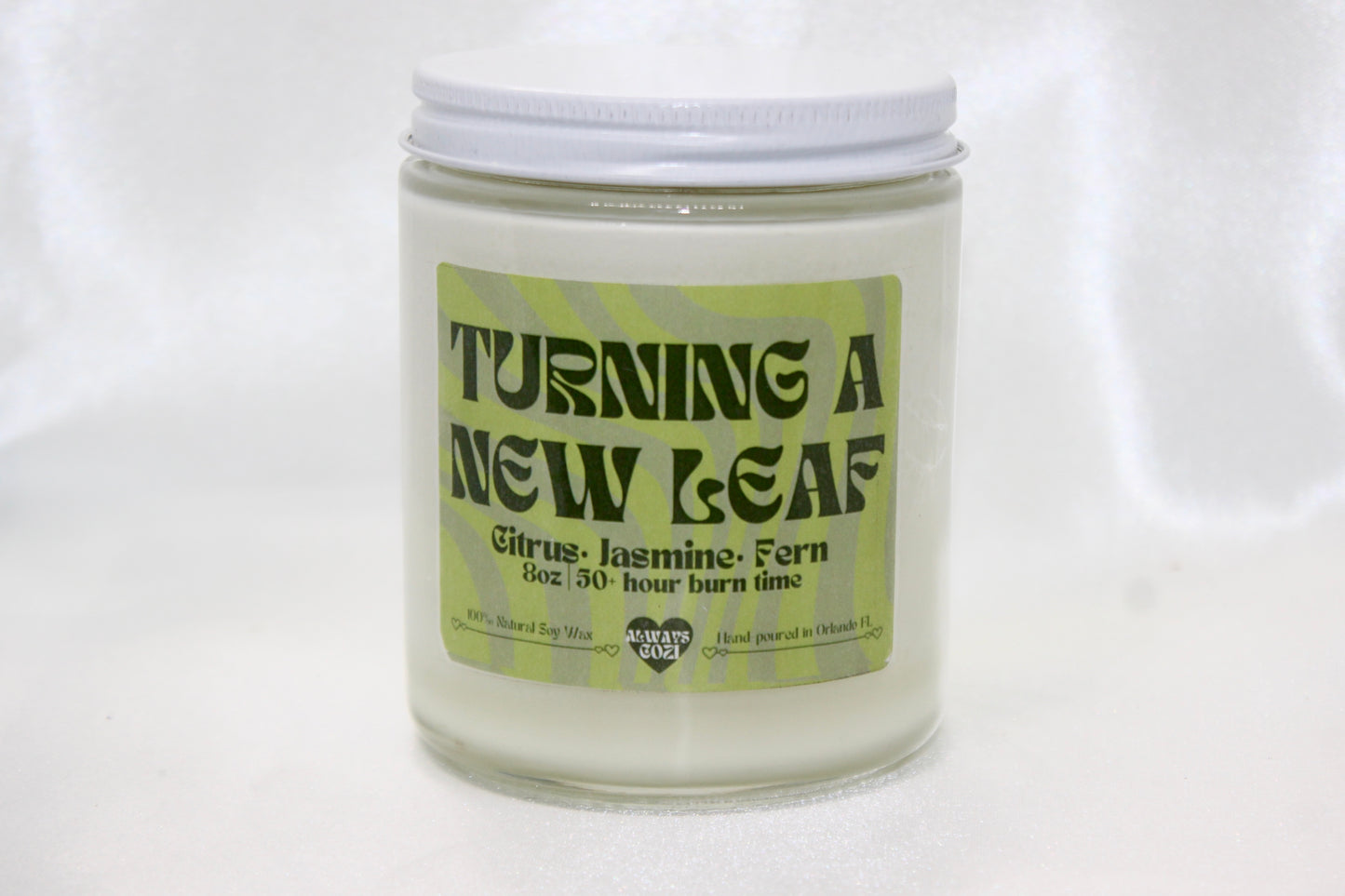 Turning A New Leaf Candle